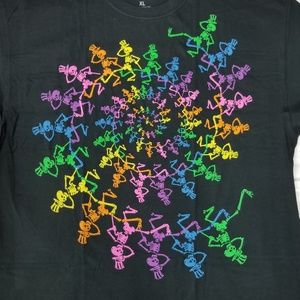 Grateful Dead Spiral Skully Licensed Band T-Shirt
